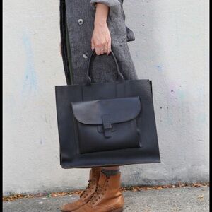 Agnes baddoo sac 2 in black buffalo